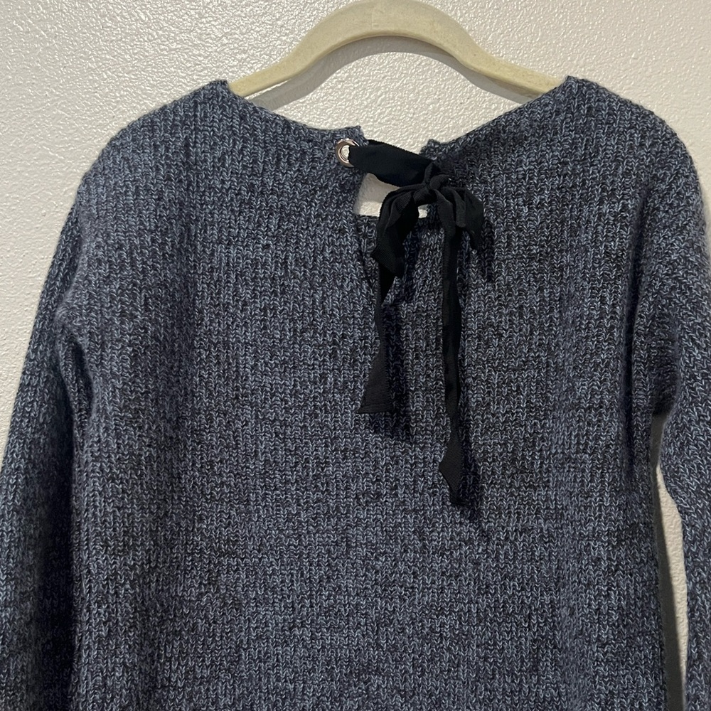 Ann Taylor Marled Tie Back Sweater - Picture 7 of 10
